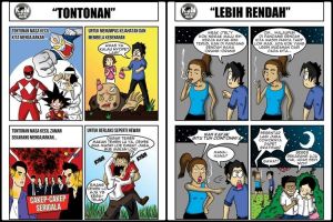 Komik ini sindir realita kehidupan masyarakat masa kini, mak jleb!