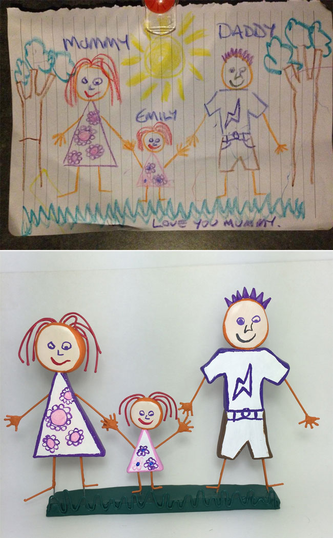 cewek ini ubah gambar anak-anak jadi mainan © 2016 brilio.net