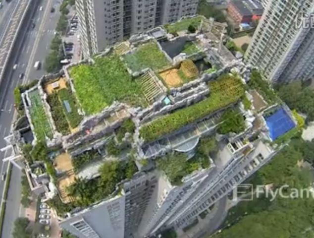 aneh tapi nyata pria ini membuat gunung di atap gedung apartemennya © 2016 brilio.net