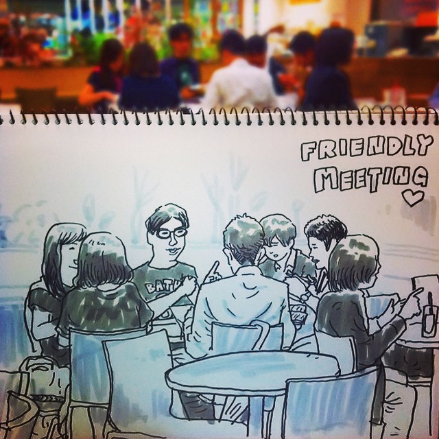 WOW - Seniman ini jadikan setiap orang yang ditemuinya sebagai model lukisannya © 2016 brilio.net