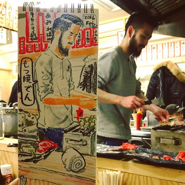 WOW - Seniman ini jadikan setiap orang yang ditemuinya sebagai model lukisannya © 2016 brilio.net