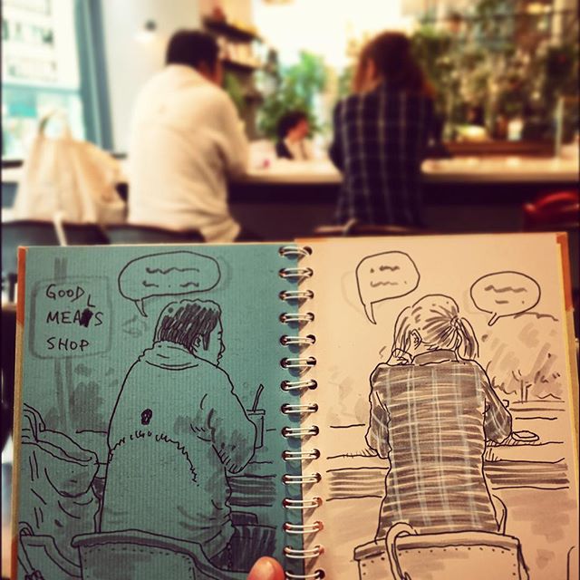 WOW - Seniman ini jadikan setiap orang yang ditemuinya sebagai model lukisannya © 2016 brilio.net