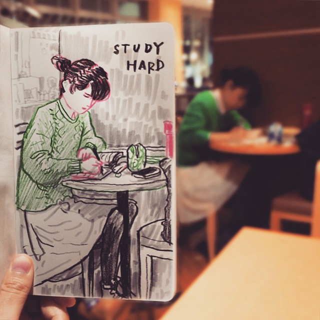 WOW - Seniman ini jadikan setiap orang yang ditemuinya sebagai model lukisannya © 2016 brilio.net