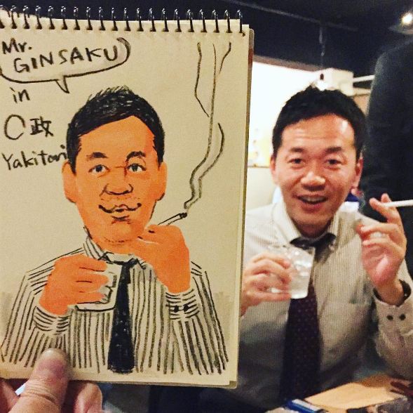 WOW - Seniman ini jadikan setiap orang yang ditemuinya sebagai model lukisannya © 2016 brilio.net