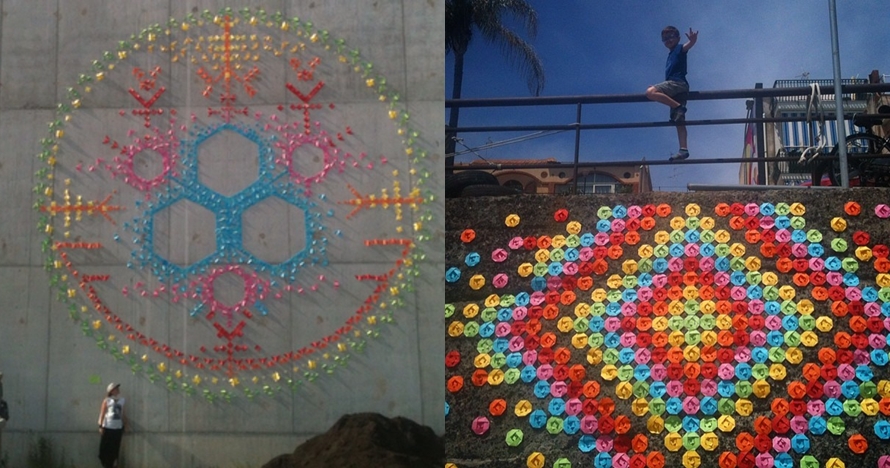 Kamu nggak akan sangka, 20 street art keren ini ternyata origami lho! 