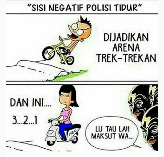 polisi tidur  © 2016 brilio.net polisi tidur  © 2016 brilio.net