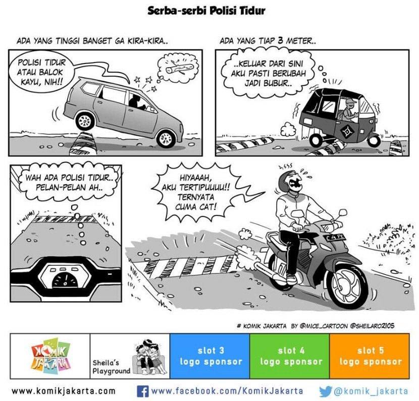 polisi tidur  © 2016 brilio.net polisi tidur  © 2016 brilio.net