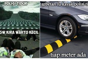 12 Meme 'polisi tidur' ini dijamin bikin kamu ketawa cekikikan