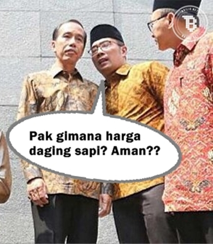 meme ridwan kamil bisiki jokowi ini bikin ngakak © 2016 brilio.net