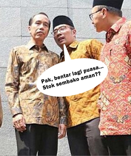 meme ridwan kamil bisiki jokowi ini bikin ngakak © 2016 brilio.net