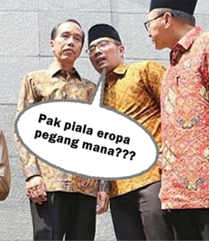 meme ridwan kamil bisiki jokowi ini bikin ngakak © 2016 brilio.net