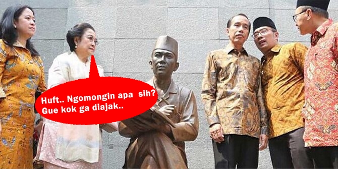 meme ridwan kamil bisiki jokowi ini bikin ngakak © 2016 brilio.net