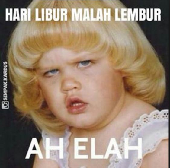 lembur kerja © 2016 brilio.net