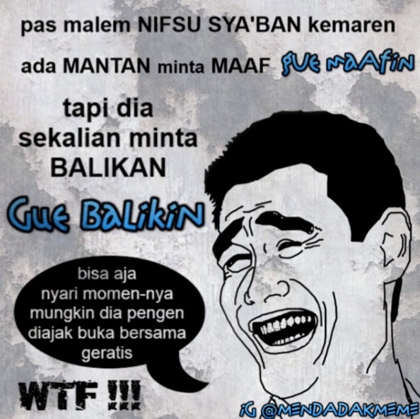 meme balikan  © 2016 brilio.net