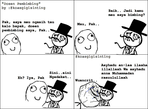 13 Obrolan kocak dosen pembimbing dan mahasiswa bikin ngakak!