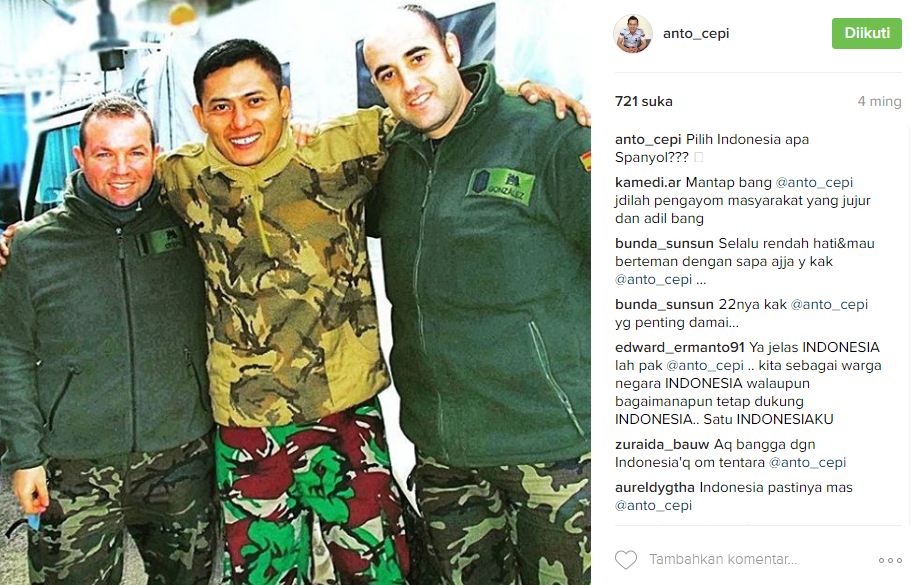 11 Pose Anto Cepi, prajurit TNI AU yang mirip banget Agus Yudhoyono