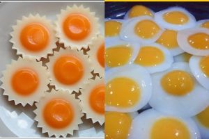 Unik! Ini resep puding telur ceplok,  bikin yuk buat menu buka puasa