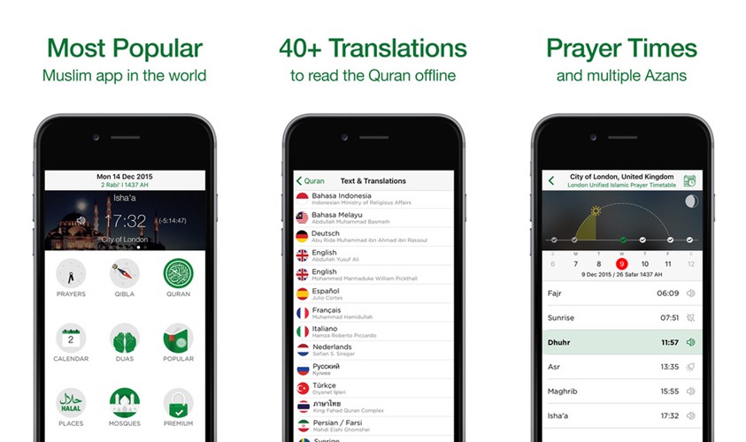  Muslim Pro, aplikasi super lengkap penunjang ibadah Ramadanmu