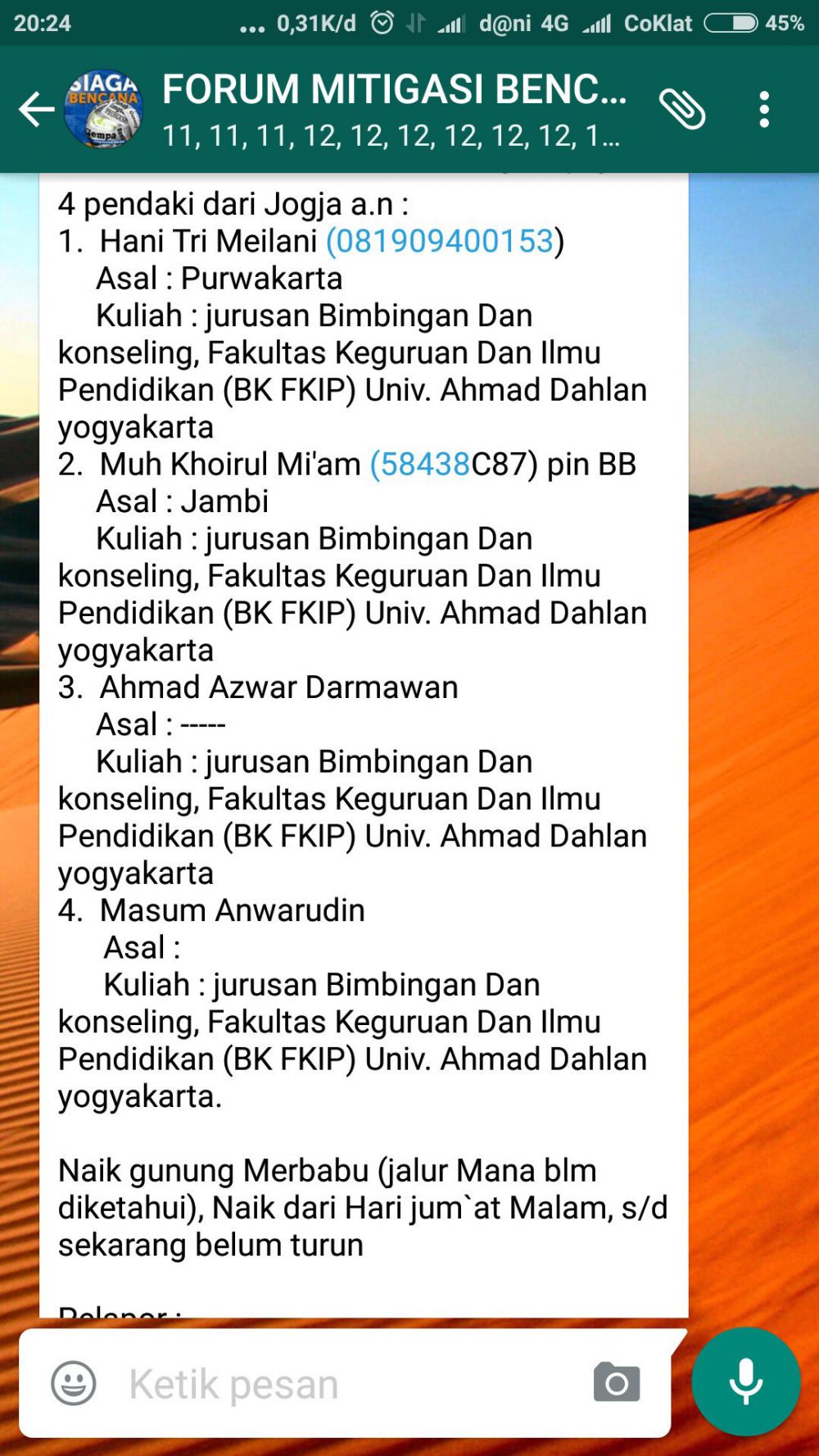 Pendaki UAD © 2016 brilio.net Pendaki UAD © 2016 brilio.net