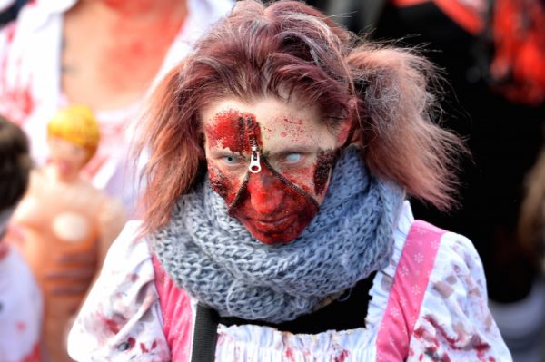 16 Foto makeup zombie ini bikin kamu merinding,  awas nggak bisa tidur