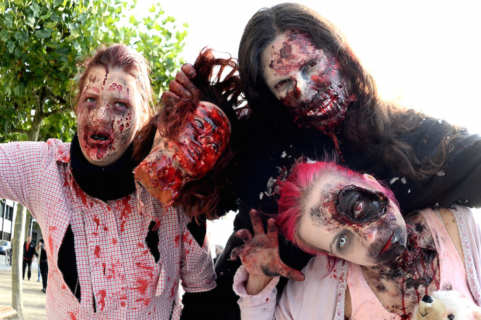 16 Foto makeup zombie ini bikin kamu merinding,  awas nggak bisa tidur