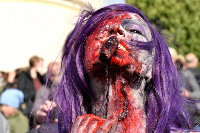 16 Foto makeup zombie ini bikin kamu merinding,  awas nggak bisa tidur