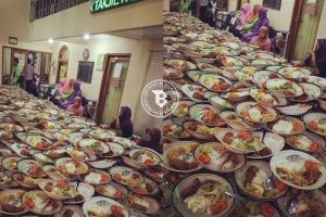 Masjid ini sediakan 1.500 porsi hidangan berbuka puasa gratis, wow!