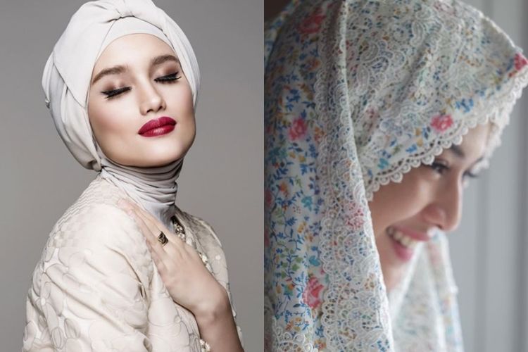 Bulan Ramadan 10 artis  cantik ini unggah foto  pakai  hijab  