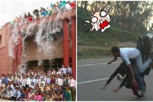 Cuma di India, 11 foto 'sedetik sebelum tragedi'  bikin ketawa miris