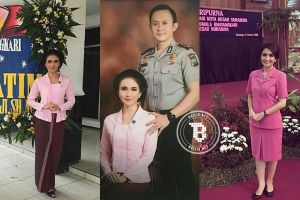 10 Foto ini buktikan Kadek Devi memang Ibu Bhayangkari hits masa kini