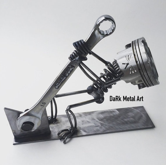 WOW - 17 Karya seni dari onderdil motor ini menakjubkan © 2016 brilio.net