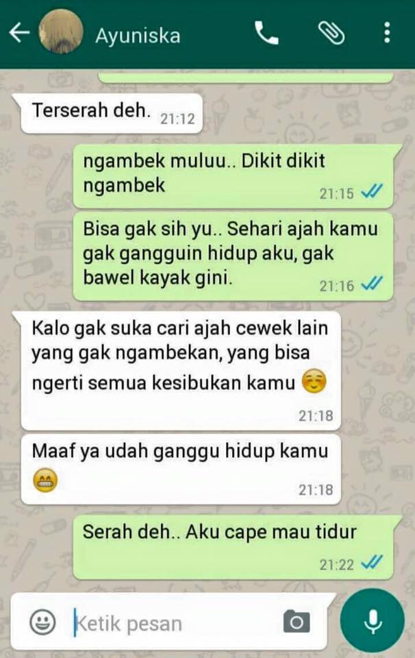 penyesalan baru datang setelah p-acar ditikung teman 1-14 © 2016 brilio.net