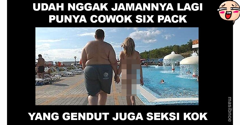 10 Meme kocak 'cowok gendut menang banyak' bikin ngakak deh! 