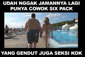 10 Meme kocak 'cowok gendut menang banyak' bikin ngakak deh! 