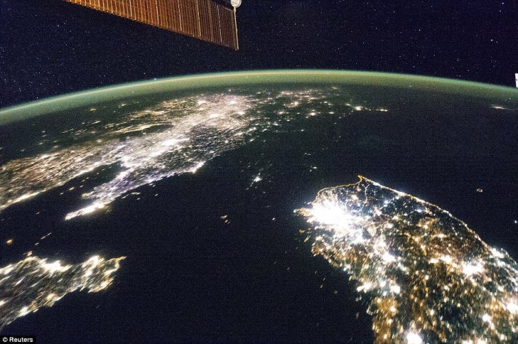 6 Foto perbandingan malam di Korea Utara dan negara lainnya, kontras!