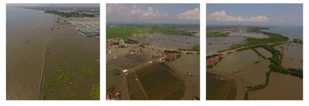 Banjir rob dan gelombang tinggi rusak ratusan bangunan di 24 wilayah di Jawa © 2016 brilio.net