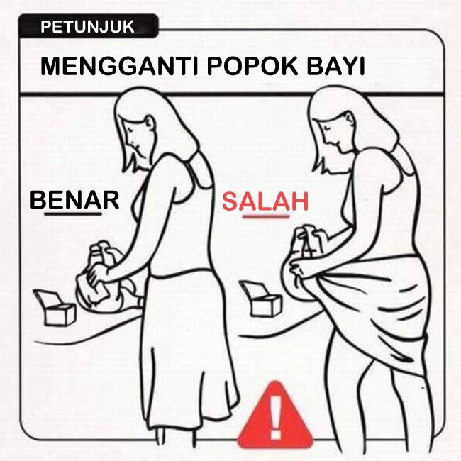 ilustrasi ngurus bayi  © 2016 brilio.net
