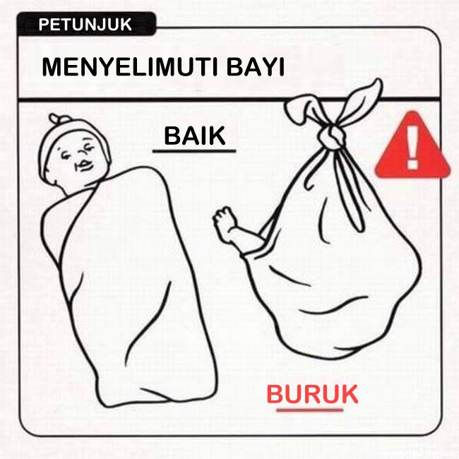 ilustrasi ngurus bayi  © 2016 brilio.net