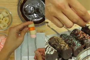 Fruity marshmallow chocolate stick, menu buka puasa bikin lidah leleh!