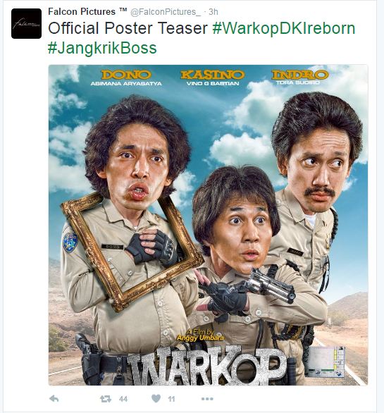 Official poster teaser Warkop DKI Reborn resmi dirilis, kapan tayang?