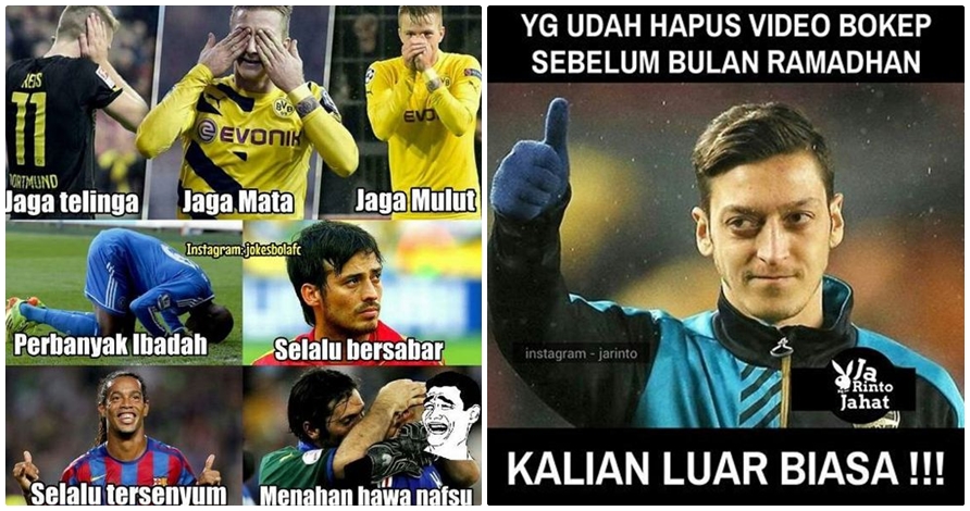 15 Meme kocak 'sepak bola spesial Ramadan' ini bikin kamu ketawa puas