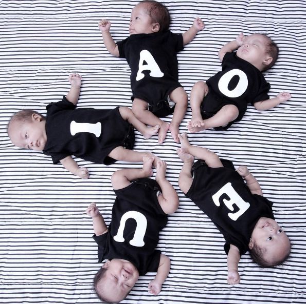 BAYI - 20 Potret bayi AIUEO, si kembar lima dari Cirebon © 2016 brilio.net