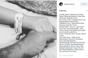 Setelah 8 tahun menikah Cynthia Lamusu akhirnya hamil, selamat! 