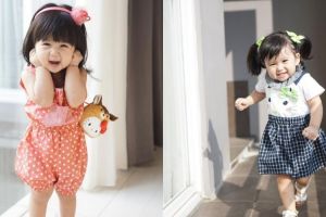 Kenalin Moonella, balita imut yang pipinya mirip bakpao