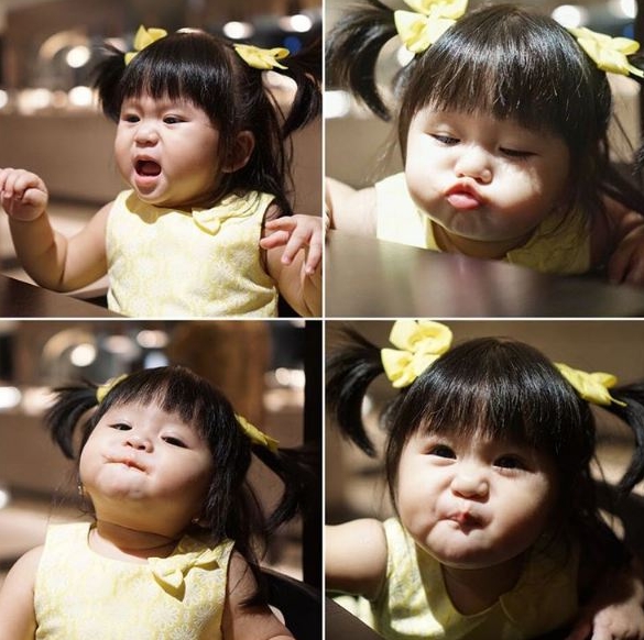 Kenalin Moonella, balita imut yang pipinya mirip bakpao