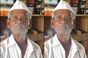 Aneh tapi nyata, kakek ini seolah kunyah rokok menyala dengan mulutnya