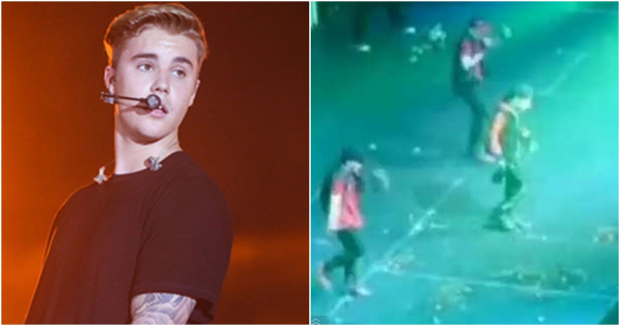 Seleb ini mengalami kejadian memalukan di atas panggung © 2016 brilio.net Seleb ini mengalami kejadian memalukan di atas panggung © 2016 brilio.net