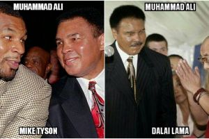 15 Foto kenangan Muhammad Ali dengan publik figur dunia