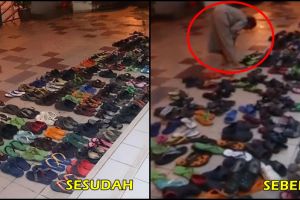 Netizen heboh video cowok yang merapikan sandal jamaah tarawih