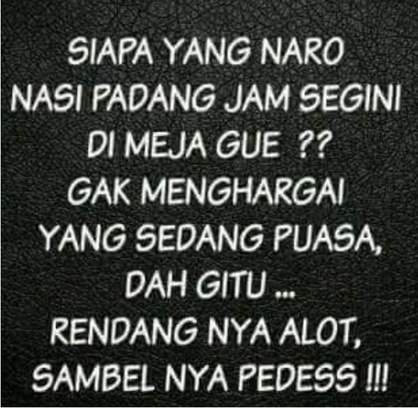 meme kocak kelakuan orang puasa 1-10 © 2016 brilio.net meme kocak kelakuan orang puasa 1-10 © 2016 brilio.net